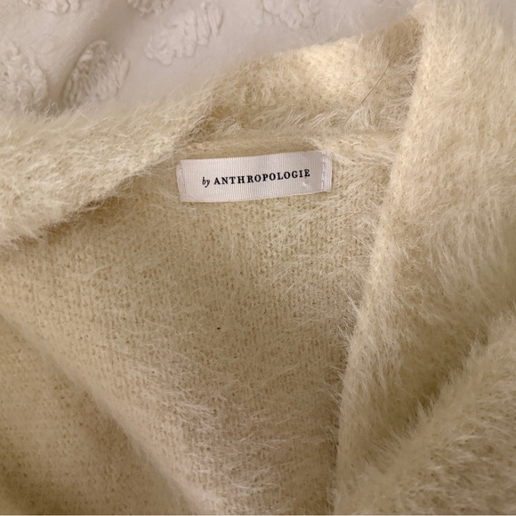 Anthropologie Cream Aztec Open Cardigan/Kimono/Jacket Size Large - Picture 11 of 16